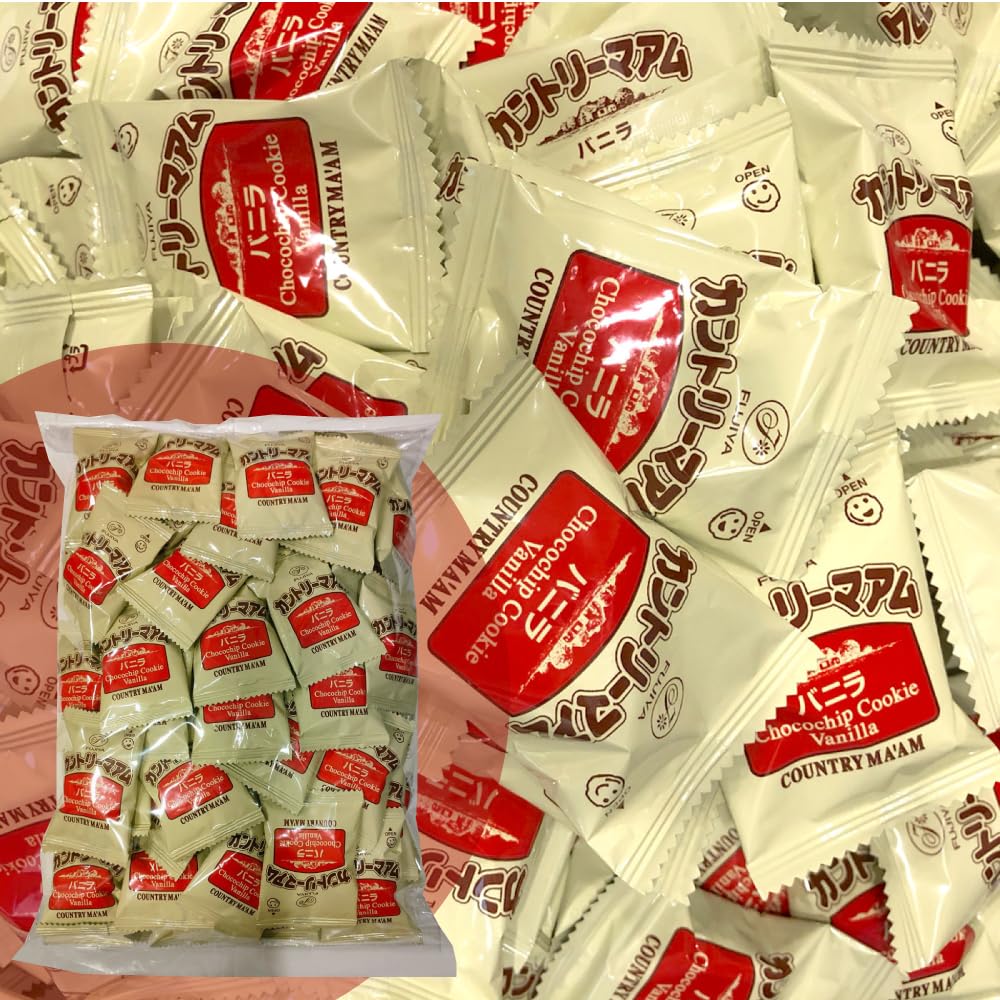 Amazon.co.jp: 不二家 カントリーマアム（バニラ）1㎏ 約100袋